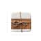 Hello Honey® White Marble & Acacia Wood Coasters Set